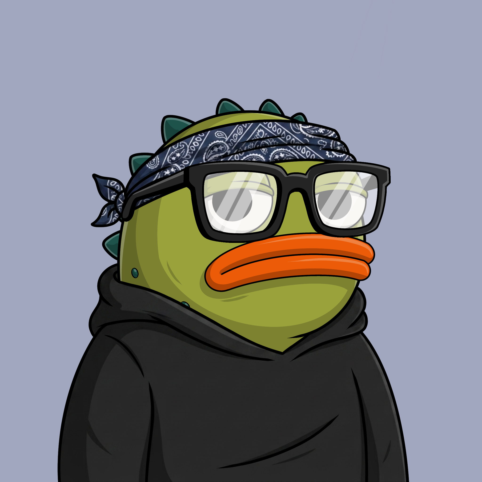 Bandana DOOMP with glasses